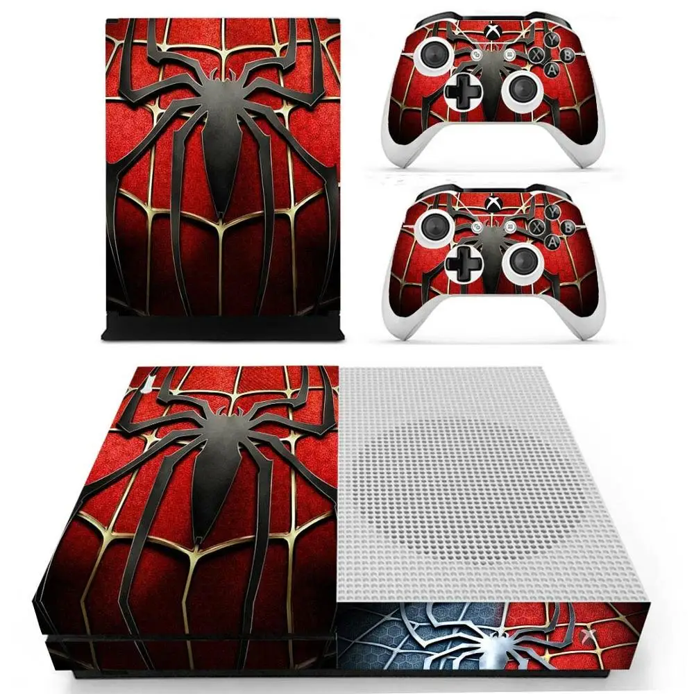 Наклейка Человек-паук s для Xbox One S кожа Виниловая наклейка крышка Pegatina one тонкая