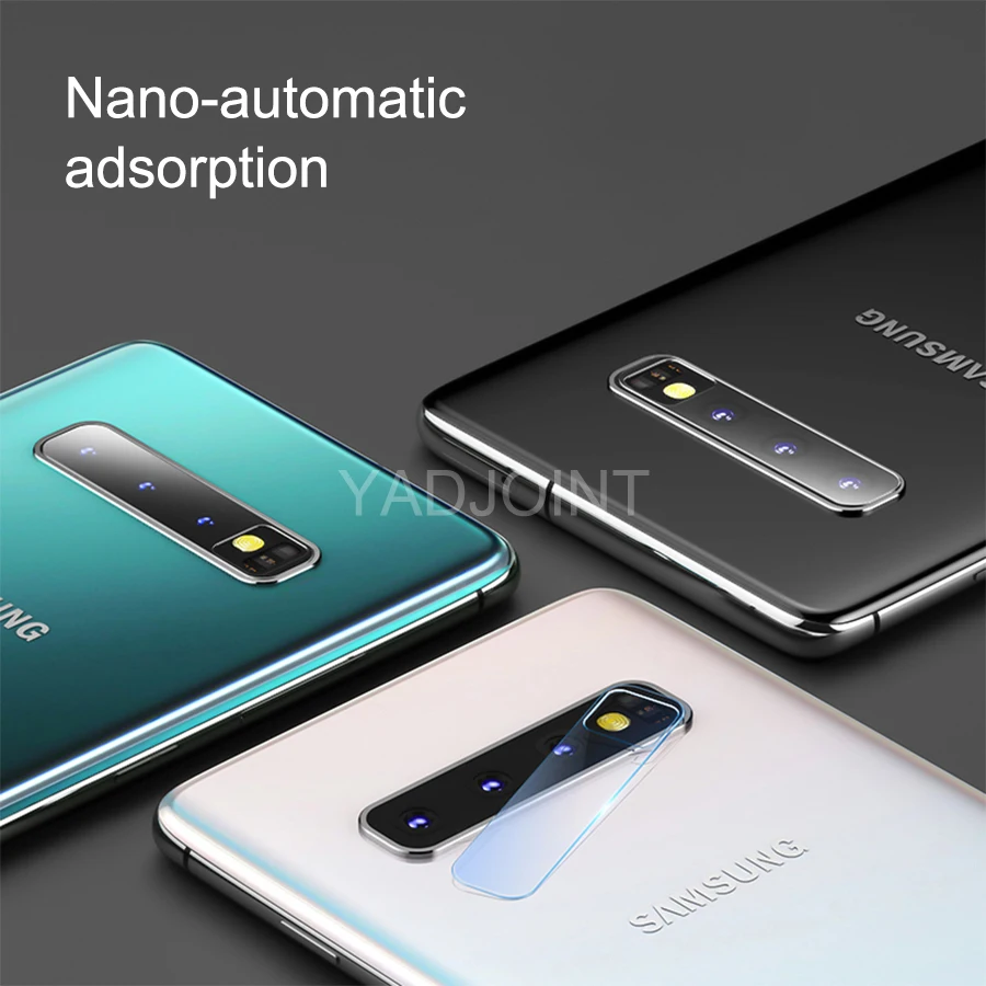 Чехол для камеры Samsung Galaxy S10 защитное кольцо заднего объектива + закаленное стекло