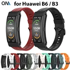 Для Huawei Talkband B6 ремешок силиконовый браслет сменный ремешок для Huawei B6  B3 Смарт часы браслет аксессуары