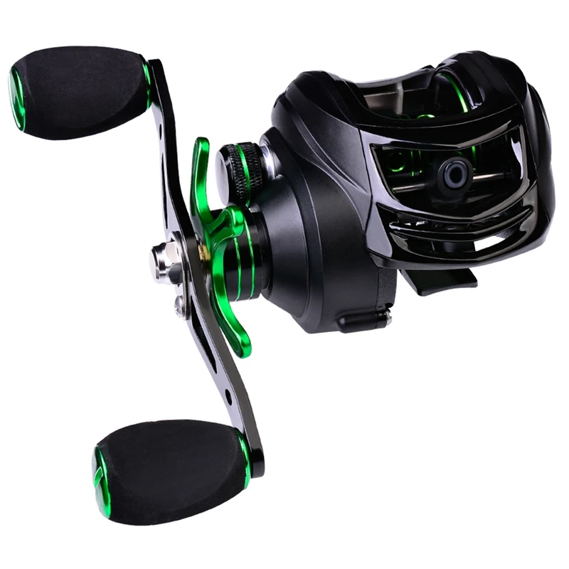 

Дизайнерская катушка для рыбалки в форме капли воды, высокоскоростное соотношение 7,2: 1, подшипники 9 + 1BB, максимальное усилие тяги 10 кг, рыбол...