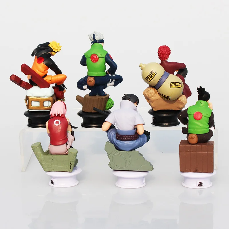 Экшн-фигурки из аниме Наруто шипудэн Какаси Саске Гаара Харуно Сакура Шикамару