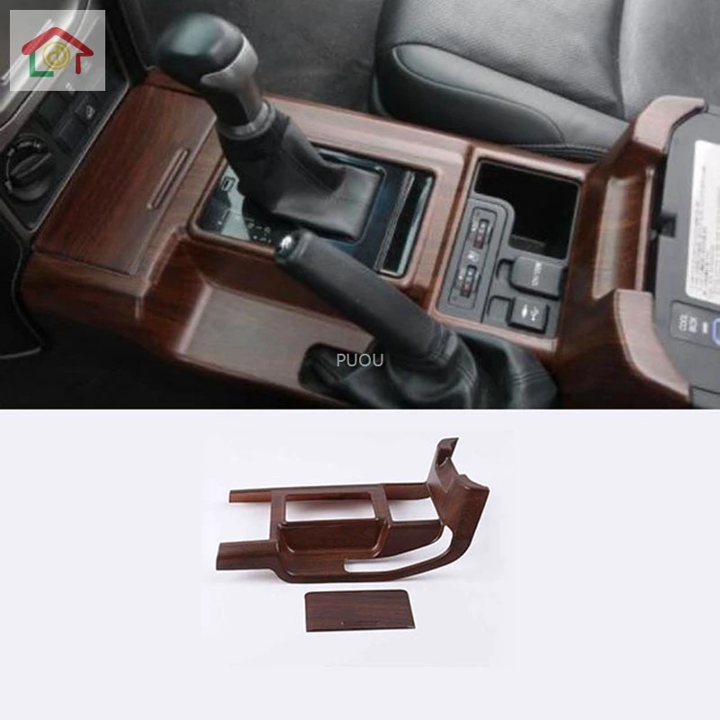 

For Toyota Land Cruiser Prado J150 150 2018 Car Central Control Gear Panel Decorative Interior Accessories Car Styling