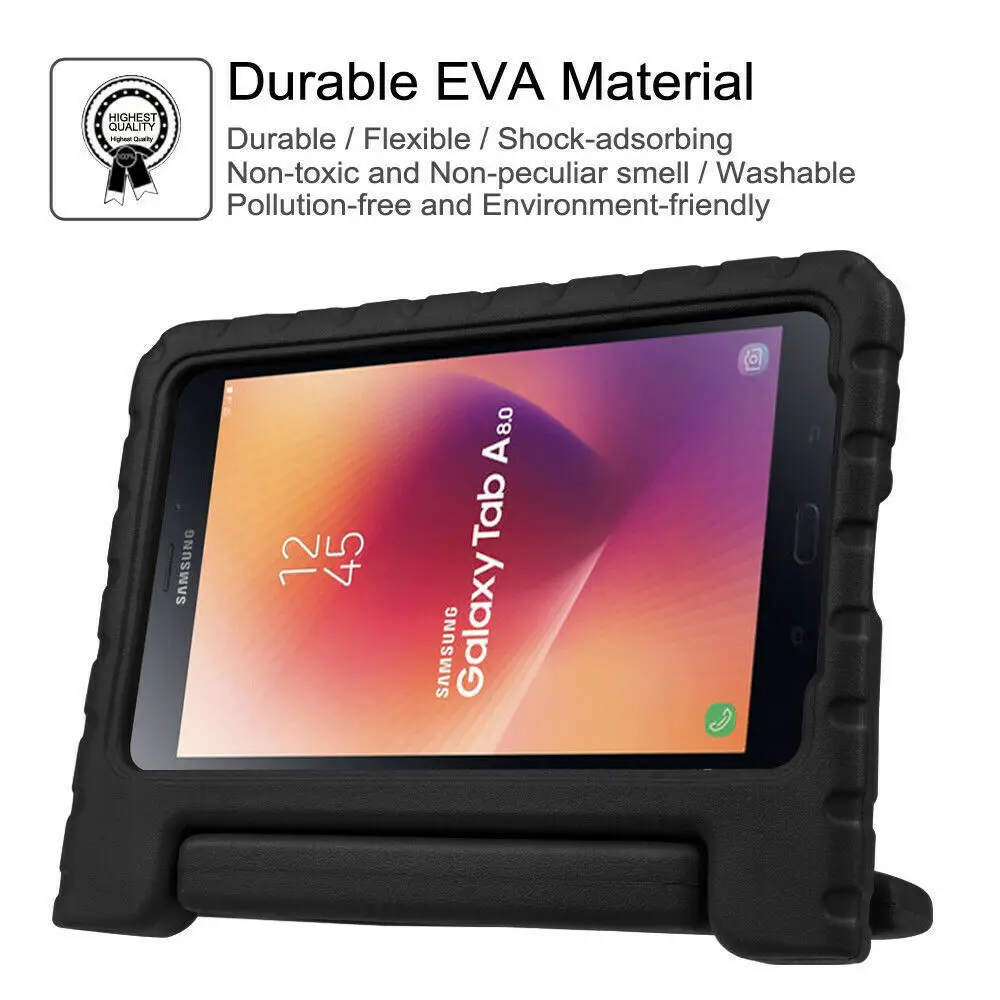 Защитный чехол EVA с держателем для рук для samsung Galaxy Tab A 8,0 SM-T380 T385 чехол безопасный противоударный чехол для планшета EVA