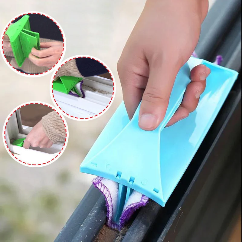 

Brush For Cleaning Windows Slot Wipe Glass Groove Cleaning Brush Washing Windows Sill Gap Track Brush Cleaning Tools