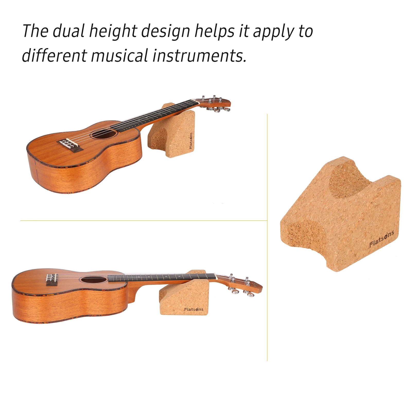 

Flatsons Guitar Neck Rest Soft Wood Material Guitar Neck Holder Bracket with Guitar Winder Musical Instrument Repair Tool