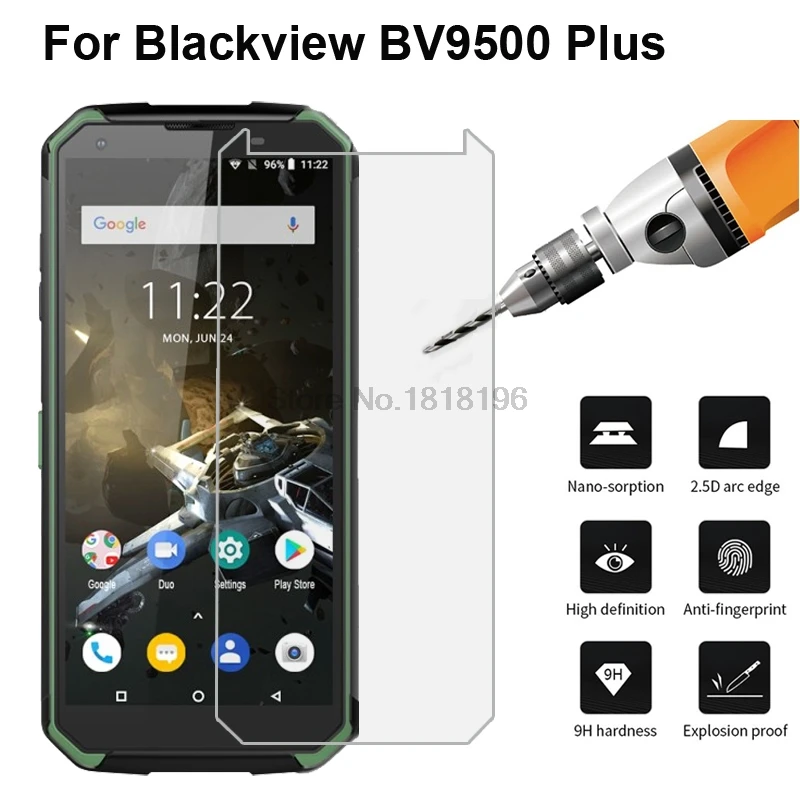 Защитное стекло 9H для Blackview BV9500 Plus закаленное 5 7 дюйма защитная стеклянная пленка