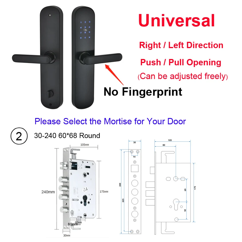 

YOHEEN Цифровой замок для дома с отпечатком пальца