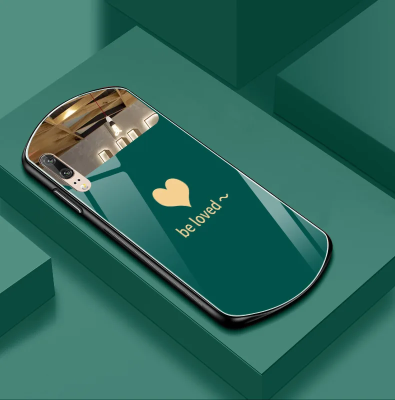 

For iphone 11 12 promax x xs xr 7 8plus case love makeup mirror case for Apple mobile phone cases for girls