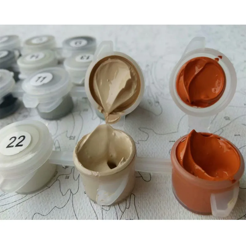 Набор для рисования по номерам единорог собака животные взрослые Раскрашивание