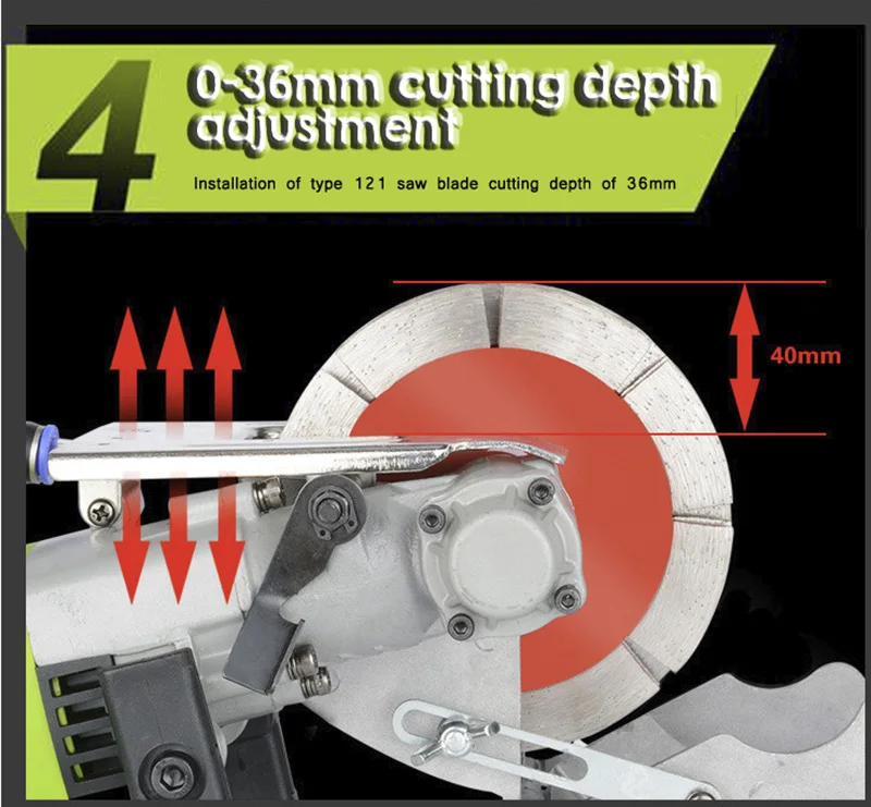 220 В электрическая машина для резки пазов прорезания стен B60 стальная бетона