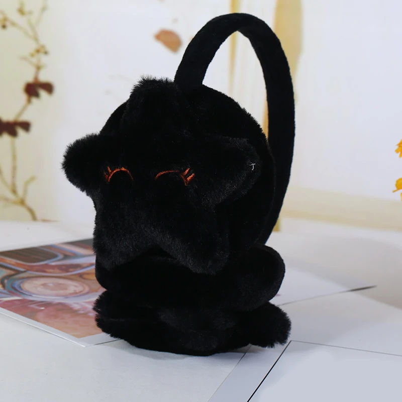 

Winter Warm Earmuffs For Children Star Plush Fur Ear Muff Ear Cover Cute Headband For Girls Kids Fashion Brand Drop Shipping