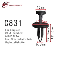car buckle side radiator baffle positioner for chrysler 6506132aa bezel shutter fastener