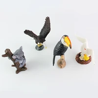 wild animal model eagle goose ramphastos toco koala solid plastic childrens cognitive toy ornaments figure model