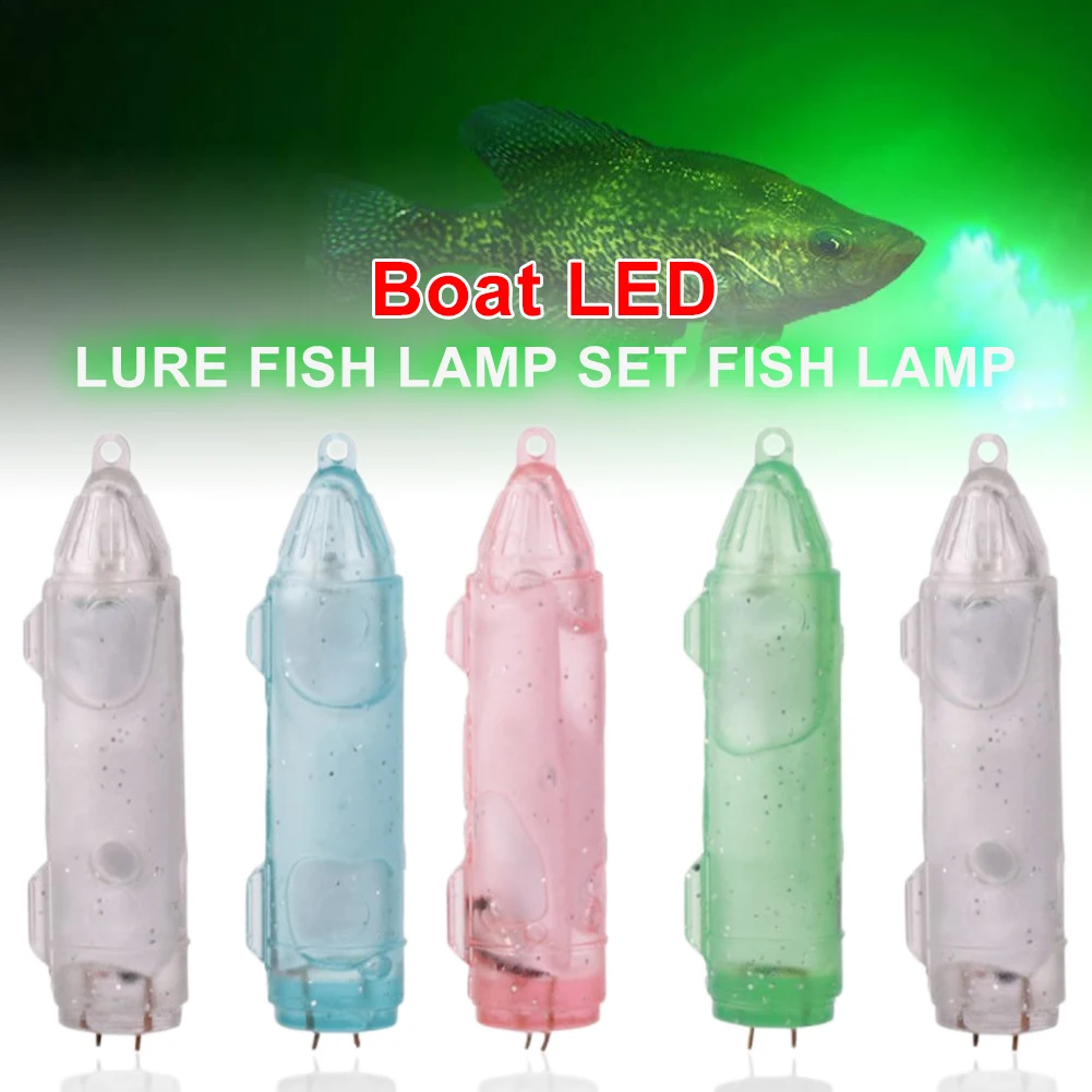 

LED Fishing Lure Light Flash Signal Light 200m Deep Drop Auto OFF Underwater Fishing Light Attractant Bait Fishing Tackles