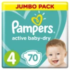 Подгузники Pampers Active Baby-Dry 914 кг, размер 4, 70 шт.