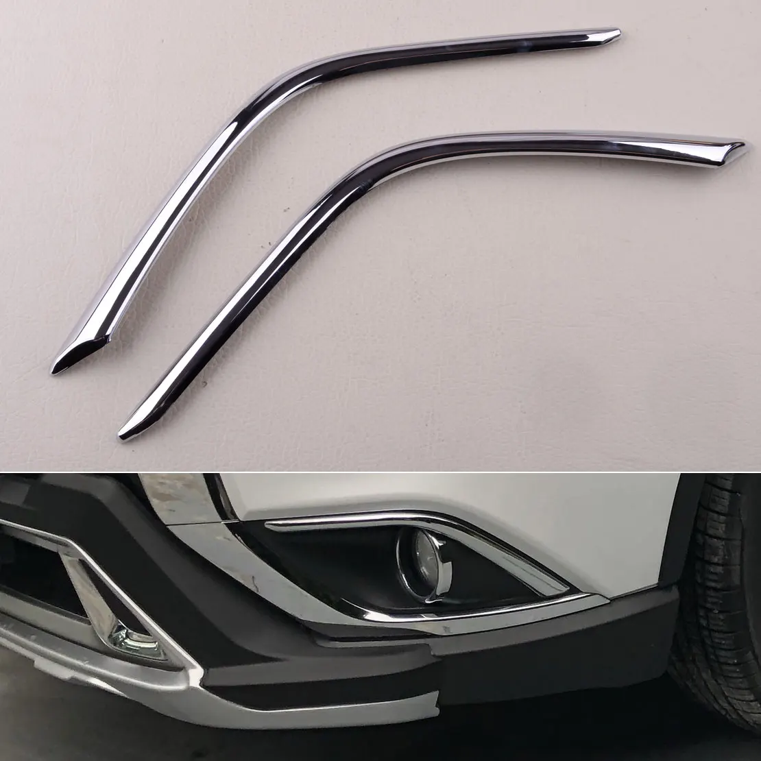 

1 пара, автомобильные передние противотуманные фары из АБС-пластика, для Mitsubishi Outlander 2019-2020