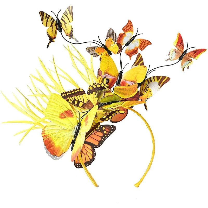 Обруч для волос в виде бабочки с крыльями |