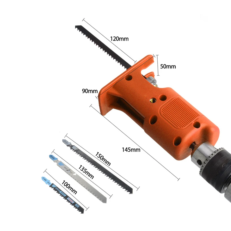

Chainsaw Adapter Tool Kit Portable Reciprocating Saw Adapter Wood Cutter Machine Attachment Adapter Accessories