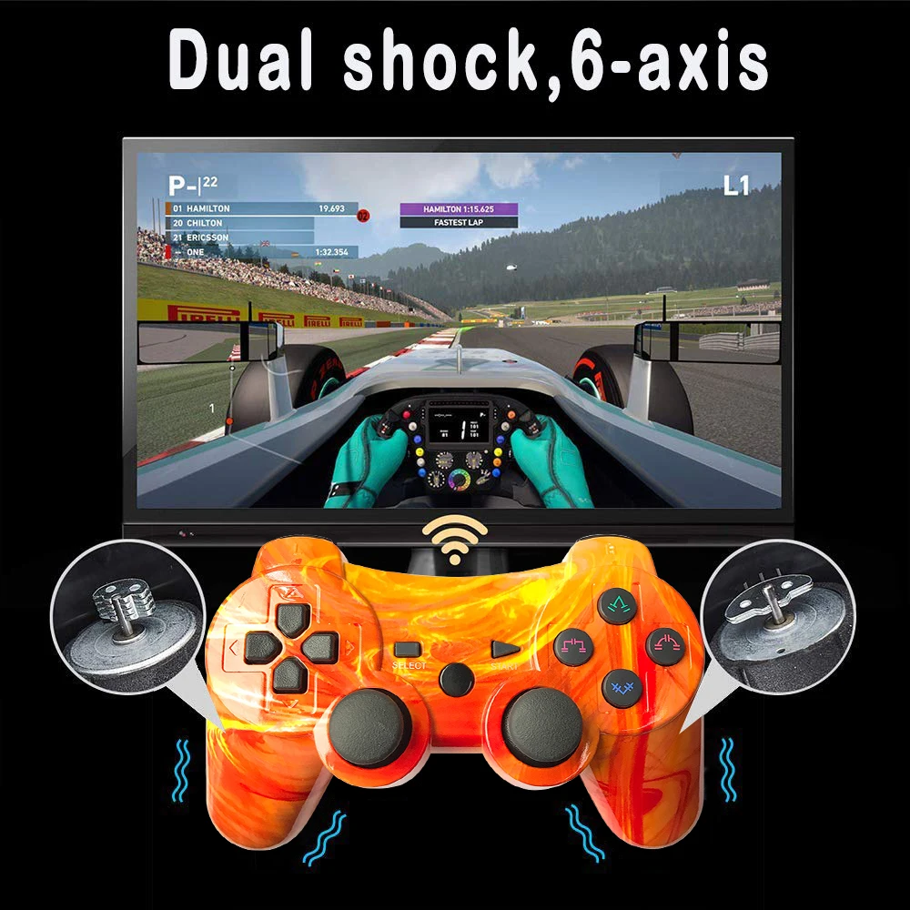 Беспроводной Bluetooth геймпад K ISHAKO для PS3 контроллер Playstation3 двойной шок игровой