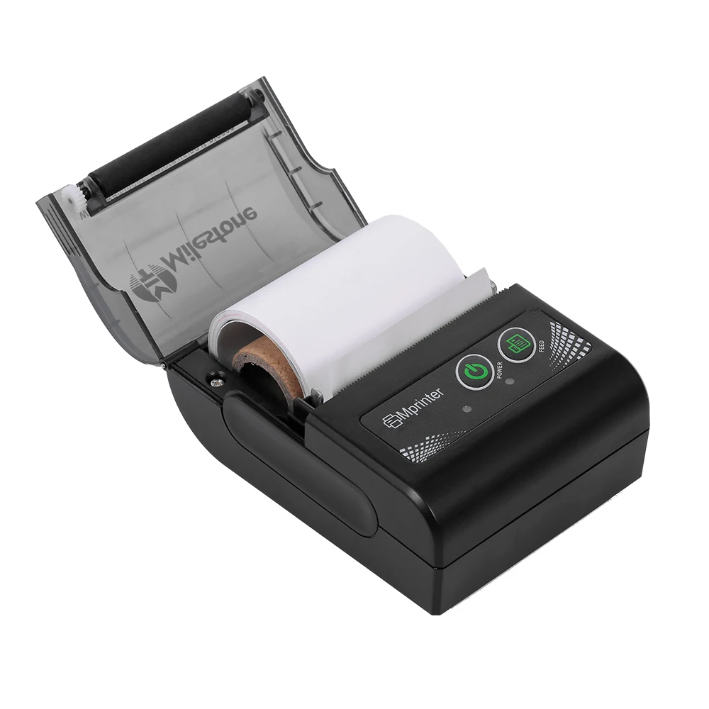MHT-P10 Thermal Receipt Printer 48mm Mini USB + Bluetooth Phone Control for Android IOS Printing Machine EU Plug | Компьютеры и офис