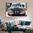 Картины на холсте классические Форды Mustang Shelby GT500 Eleanor передние фары плакаты Настенная картина Декор для гостиной