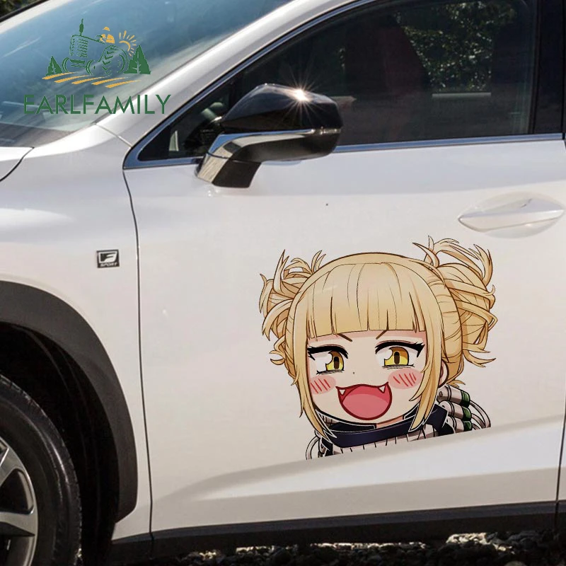 

EARLFAMILY 43 см x 38,7 см для моего героя Академии химико Тога автомобильные наклейки водонепроницаемые защитные наклейки на двери автомобиля Campervan аниме Декор