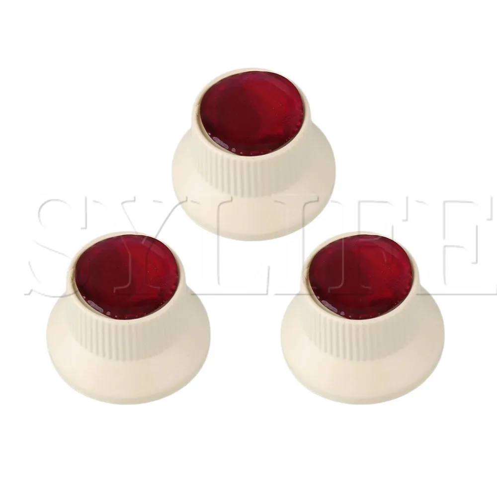 Комплект из 3 предметов белая цинковый сплав электрический Гитары цилиндр