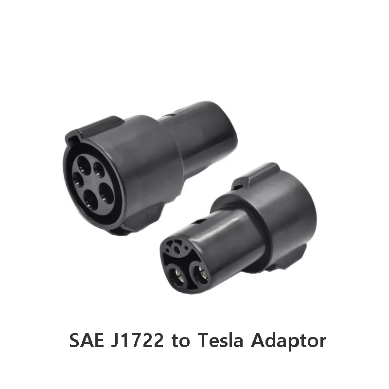 

SATONIC Portable SAEJ1772 Charging Adapter for Tesla Easy Install Socket Type 1 to Tesla Car Charger 60A 250V
