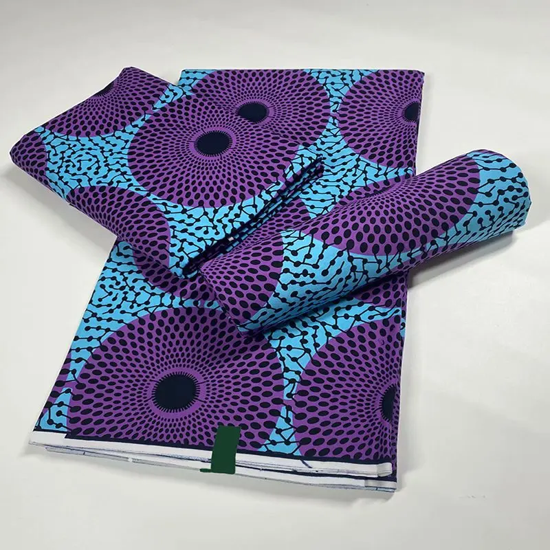 2019 горячая Распродажа настоящая java восковая хлопчатобумажная ткань с синей