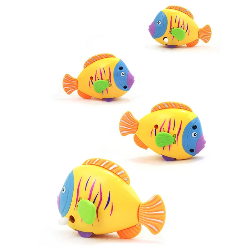 

2019 New Cute Fish Toy Clockwork Fishtail Swing Educational Durable Gift for Children Kids