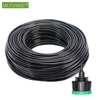 garden hose w quick connector 10 50 meters 47mm thread water adapter corrosion resistant heavy duty soft rewindable flexible
