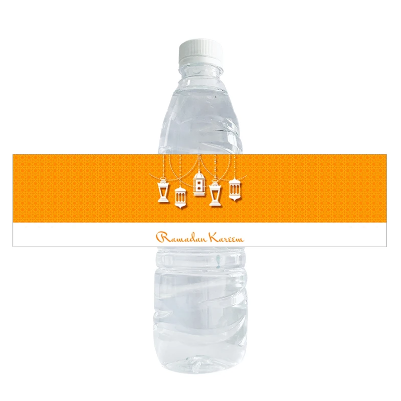 

Ramadan Kareem Mubarak Decor Water Bottle Stickers Labels Muslim Islamic Celebration Festival Party DIY Decorations