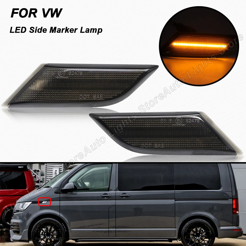

2 шт., светодиодные габаритные огни для VW Transporter T6.1 Facelift 2020-Up