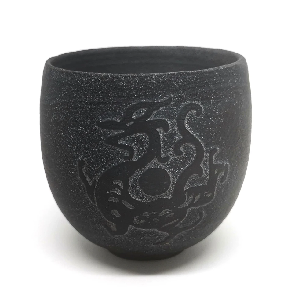 Каменная кружка для воды китайская домашний чайный набор креативная чашка