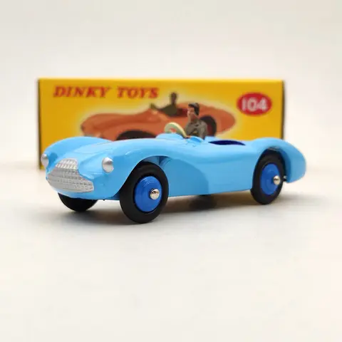 1/43 DeAgostini Dinky Toys 104 для Aston Martin DB3S Blue Diecast коллекция моделей Авто подарок