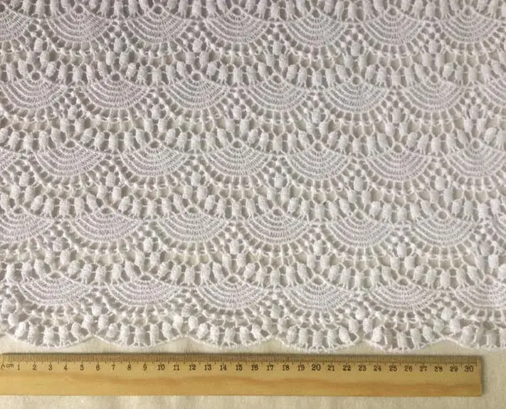 

Cotton Lace Fabric Embroidery Water Soluble Embroidery Fabrics Lace120cm Wide Clothing Accessories RS400