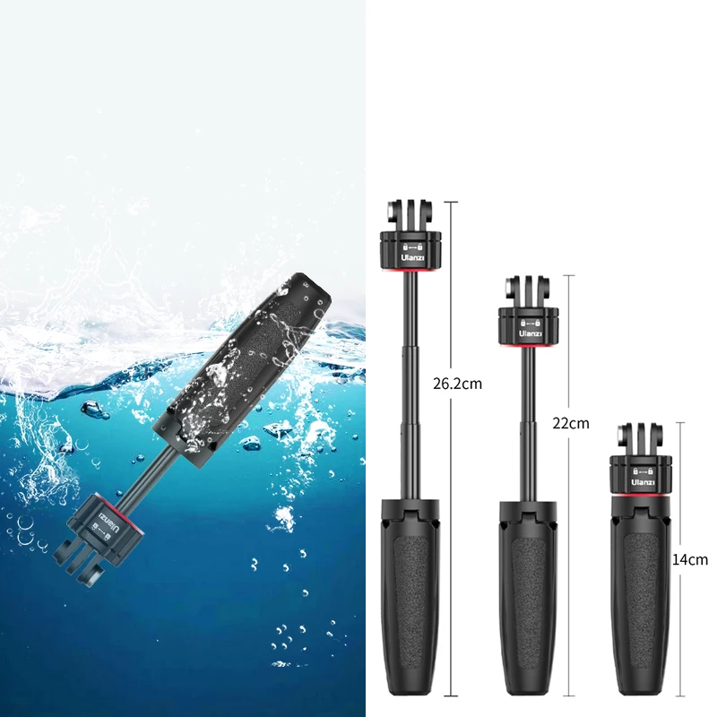 Ulanzi MT 31 мини штатив Трипод монопод для GoPro 9/8/7/6/5/4 OSMO экшн Insta360 спортивной камеры