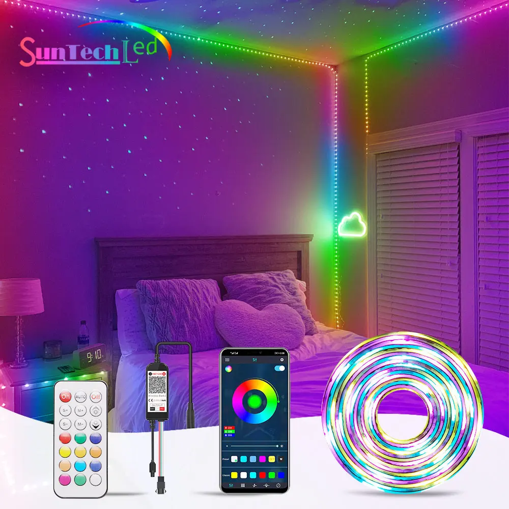 Suntech WS2811 Светодиодные ленты светильник s Dreamcolor светодиодный с приложением