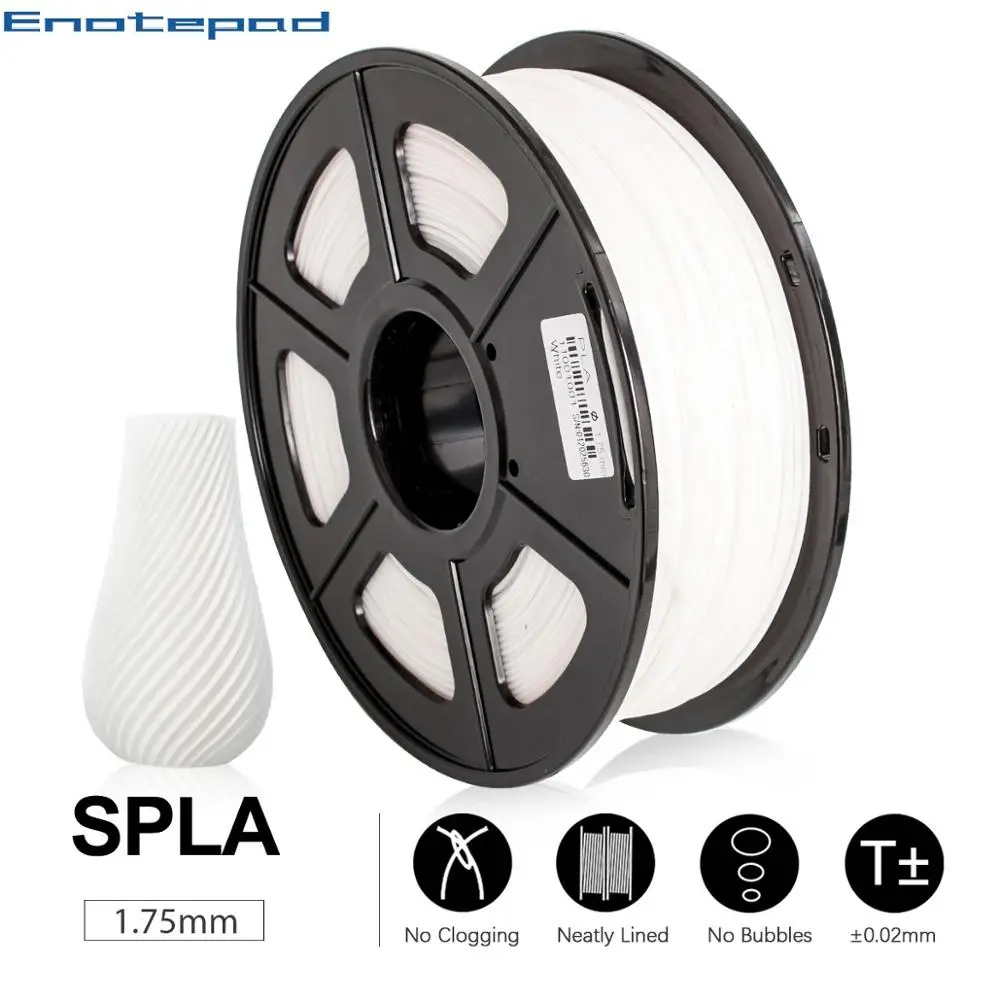 Нить PLA/SPLA для 3D принтера Enotepad 1 75 мм кг S Пластик PLA нетоксичный материал высокого