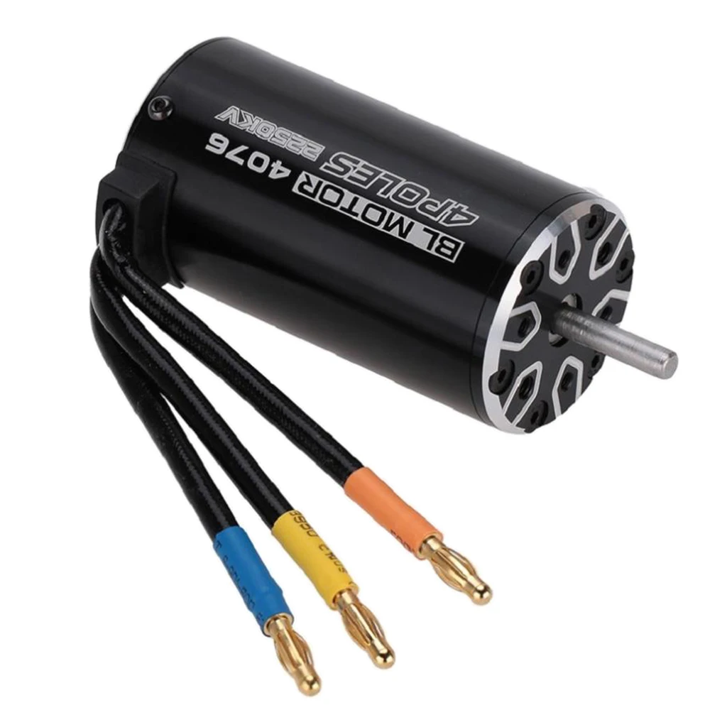 

4076 2250KV Waterproof Sensorless Brushless Motor 4P for 1/8 RC Vehicle Car Accs