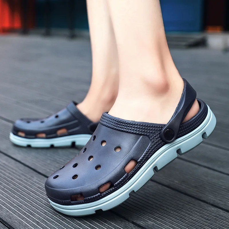 

Summer Men Sandals Breathable Lightweight Casual Shoes Comfortable Non-slip Swimming Water Shoes Beach Slippers Mens Sneakers