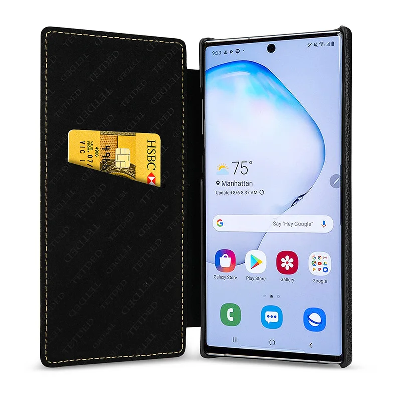 Для samsung Galaxy Note 10 Plus чехол-кошелек с отделениями для карт для samsung Galaxy Note10 Note 10 Fundas кожаный флип-чехол