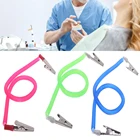 Держатель для салфеток, стоматологический зажим для шарфа, держатели для салфеток, пружинный шнур, стоматологические инструменты, Стоматологический нагрудник, зажим, цепочка