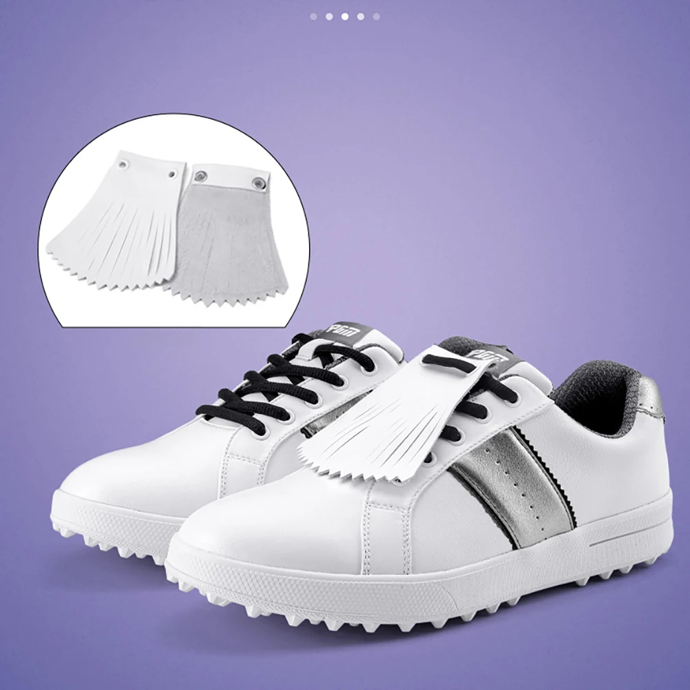 PGM Golf Shoes Ladies Waterproof Rubber Non-Slip Nails Wear-Resistant Breathable Out Cotton Lining Golf Training Sneakers XZ187