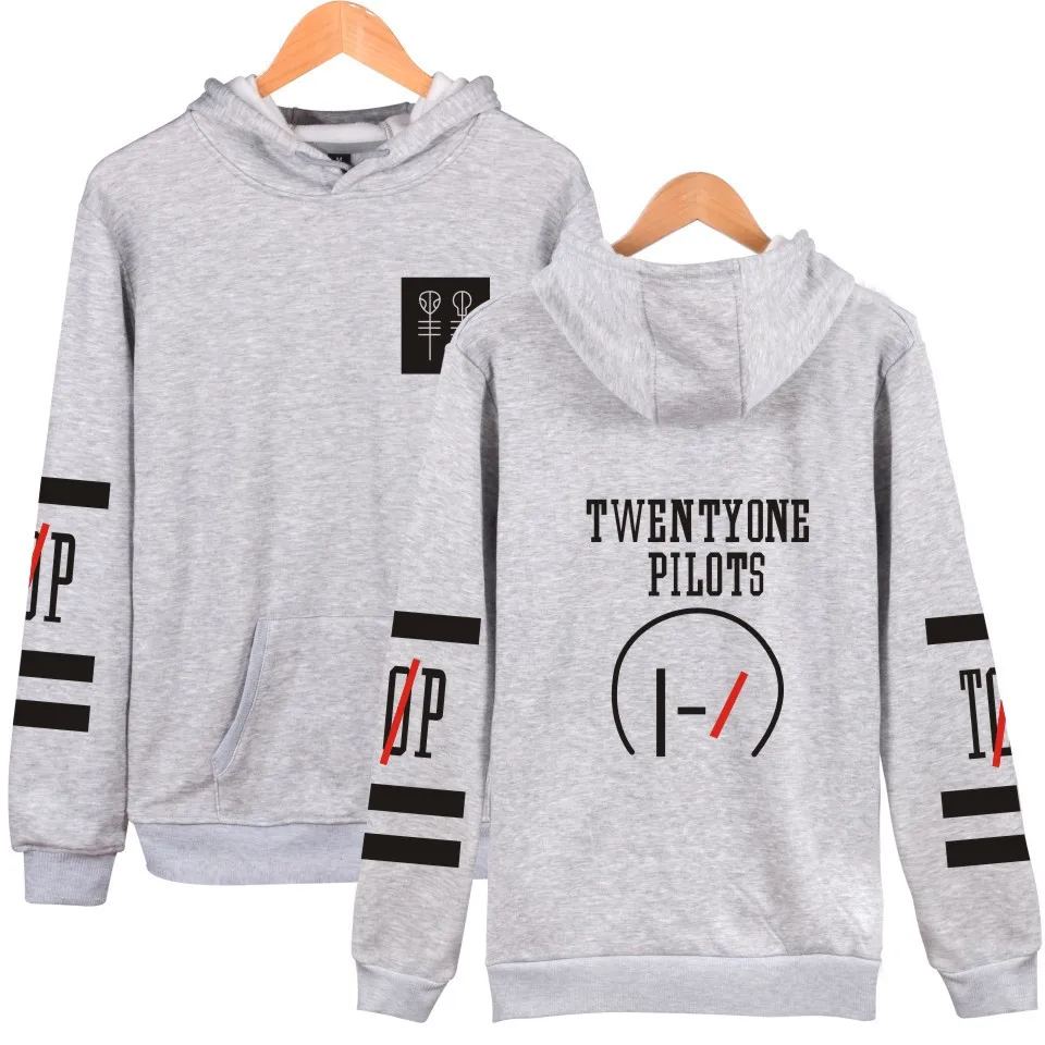 Twenty One Толстовка для пилотов рок группа Негабаритных Толстовки повседневные Хип