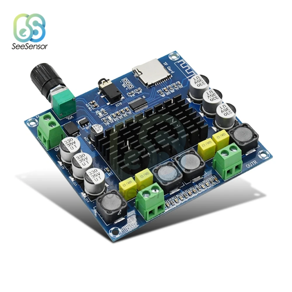 Плата цифрового усилителя TPA3116 Bluetooth 4 1 2x50 Вт стерео аудио усилитель модуль с