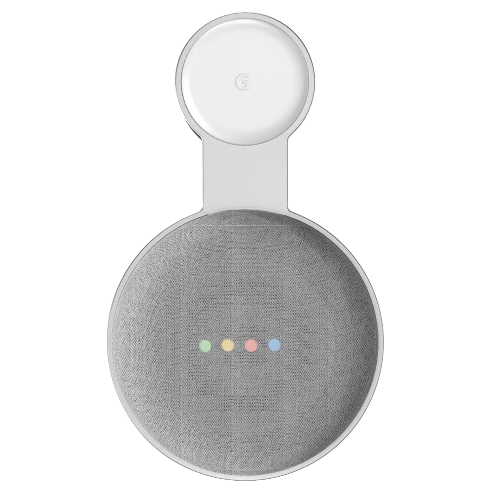 white Для Google Home Мини-розетка настенный держатель аудио голосовой помощник штекер в спальню Ванная комната Кухня Исследование аудио поддержка - Цвет: white