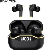 Upgrade TWS Wireless Earphone fone bluetooth 5.0 Headphones LED Digital Display Fingerprint Touch Control 60 Hours Standby