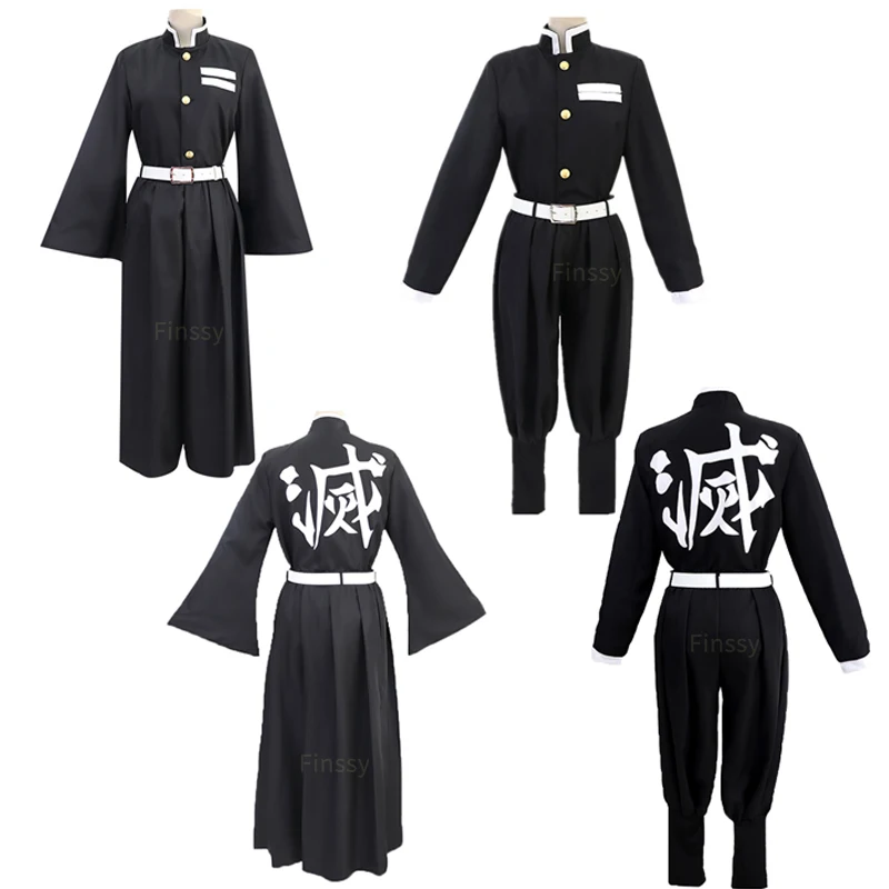 Anime Costumes Demon Slayer Cosplay Costume Ghost Squad Ordinary Member Uniform League Organization Black Clothing 