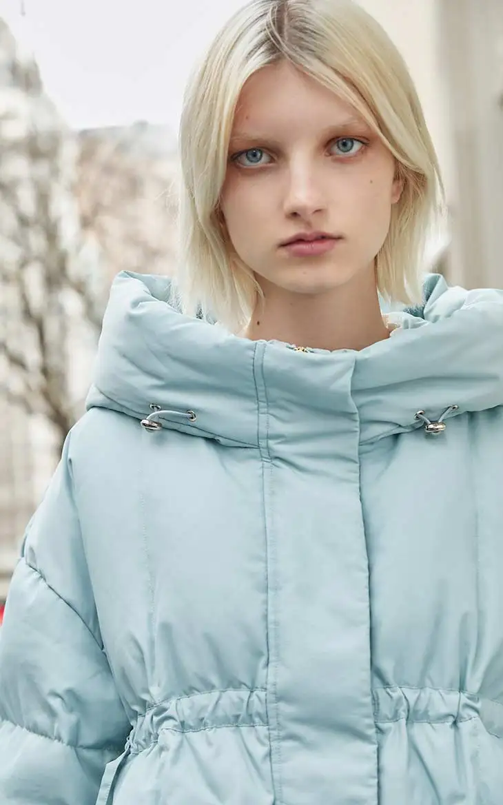 Vero Moda женский Двусторонний пуховик с капюшоном на шнуровке | 319423513